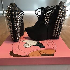 Like new Jeffrey Campbell heels/booties.